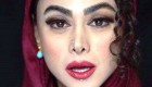 عکس های خفن آزاده صمدی با آرایش غلیظ و جلف