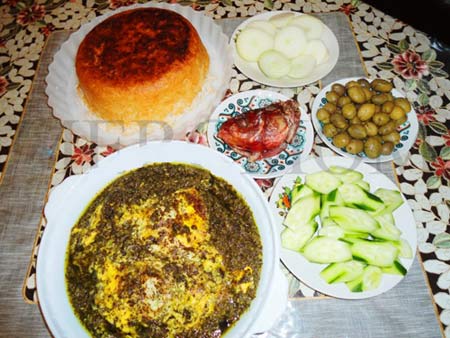 آموزش درست کردن خورش ترشه تره گیلانی خوشمزه
