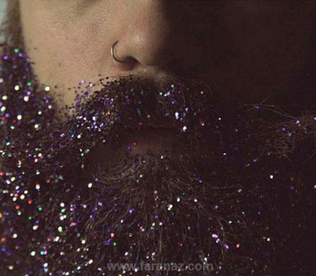 عکسهای جالب ریش و سبیل های زرق و برق دار