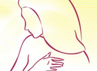 عکس آموزشی معاینه سینه (پستان) زنان و دختران