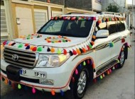 ماشین عروس با تزئین محلی و بسیار زیبا (عکس)