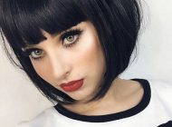 عکس دختر زیبا با مدل آرایش غلیظ لایت