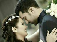 عکس عروس و داماد عاشقانه در بغل هم برای ژست عکس آتلیه ای