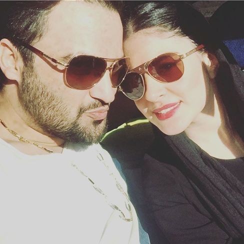 عکس عاشقانه مهدی سلوکی و همسرش