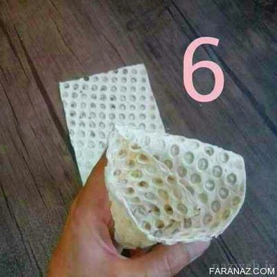 آموزش پیچیدن سمبوسه با نان لواش به شکل مثلثی