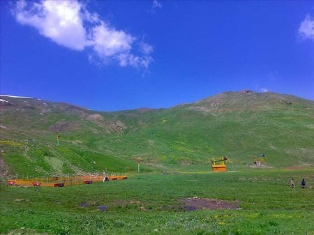 عکسهای جدید پیست اسکی دیزین در شمال تهران