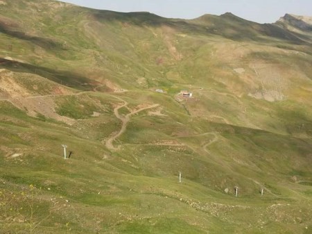عکسهای جدید پیست اسکی دیزین در شمال تهران