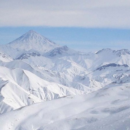 عکسهای جدید پیست اسکی دیزین در شمال تهران