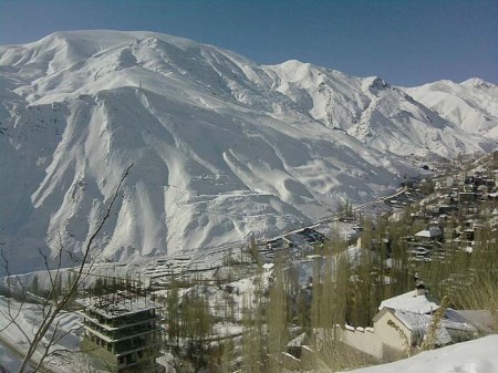 عکسهای جدید پیست اسکی دیزین در شمال تهران