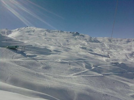 عکسهای جدید پیست اسکی دیزین در شمال تهران