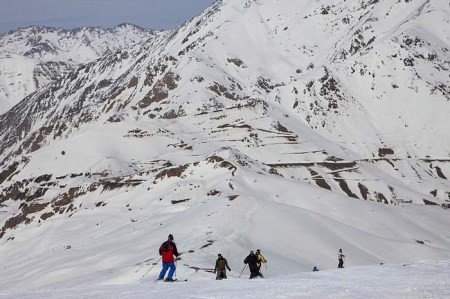 عکسهای جدید پیست اسکی دیزین در شمال تهران