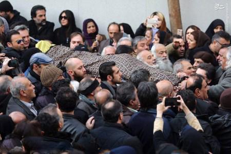 عکسهای مراسم تشییع جنازه و خاکسپاری حسن جوهرچی