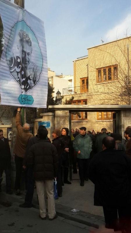عکسهای مراسم تشییع جنازه و خاکسپاری حسن جوهرچی