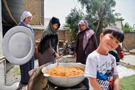 عکس های جالب و دیدنی جشن هفت روزه نوزاد در ترکمنستان