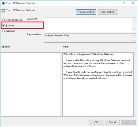 روش های غیرفعال کردن Windows Defender در ویندوز 10