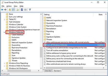 روش های غیرفعال کردن Windows Defender در ویندوز 10