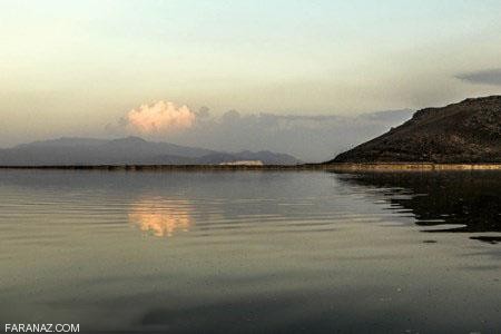 دریاچه مهارلو در شهرستان سروستان استان فارس + تصاویر