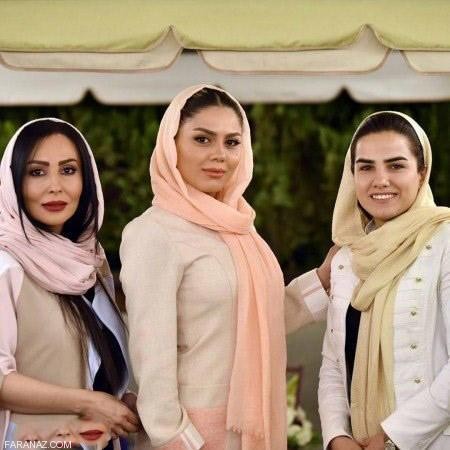 عکس های لو رفته جشن تولد آزاده زارعی با ستاره ها