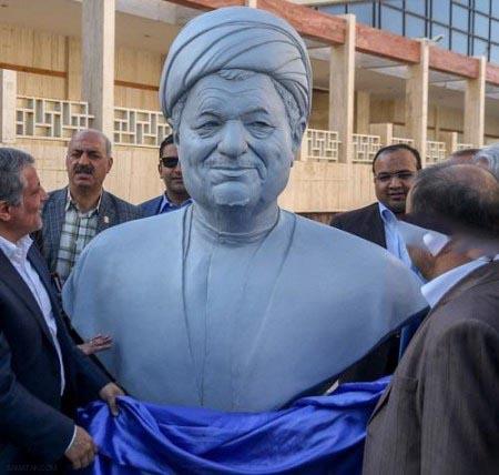 تصاویر تندیس و مجسمه آیت الله هاشمی رفسنجانی