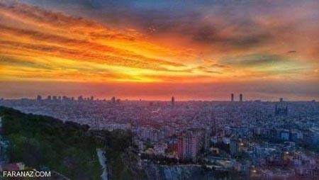 عکس های ناب و زیبا از غروب خورشید