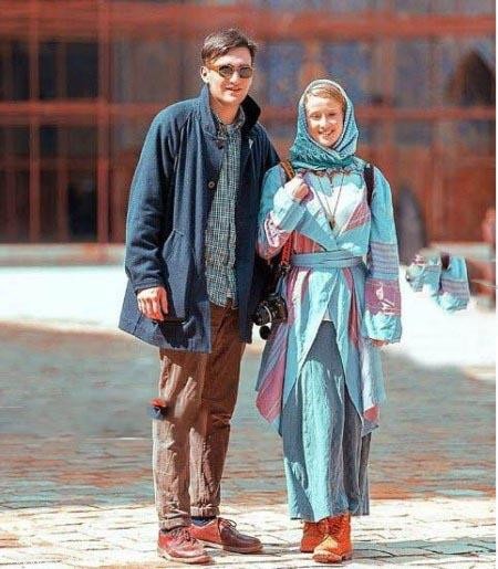 عکسهایی از حجاب جلف توریست های زن خارجی در اصفهان