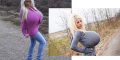 دختری زیبا با بزرگترین سینه های جهان (تصاویر 18+)