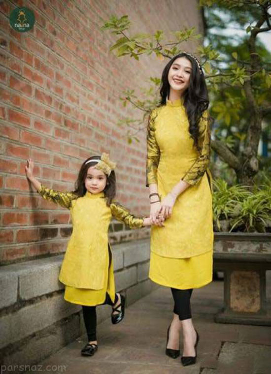 ست مادر دختری شیک و لاکچری در مدل های متنوع