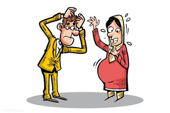 عکس های کارتونی و زیبا دوران بارداری برای پروفایل مادر باردار