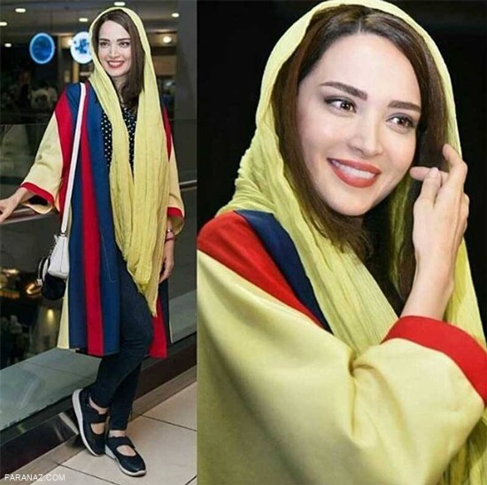 تیپ و استایل جنجالی بهنوش طباطبایی با آرایش غلیظ در اکران رد خون