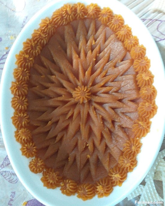 تزئین ساده و خلاقانه حلوا و کاچی + عکس