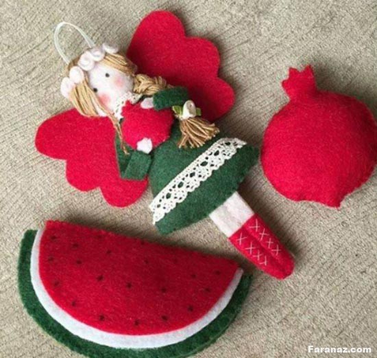 جدیدترین مدل های گیفت نمدی ویژه شب یلدای 1404