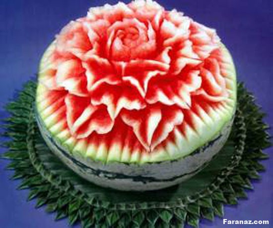 ایده های ساده و خلاقانه برای تزئین میوه های شب یلدا + عکس
