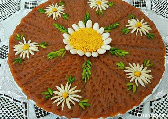 تزئین ساده و خلاقانه حلوا و کاچی + عکس