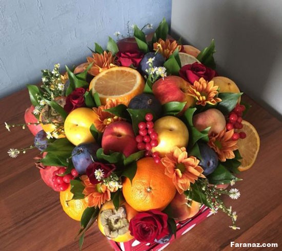 ایده های ساده و خلاقانه برای تزئین میوه های شب یلدا + عکس