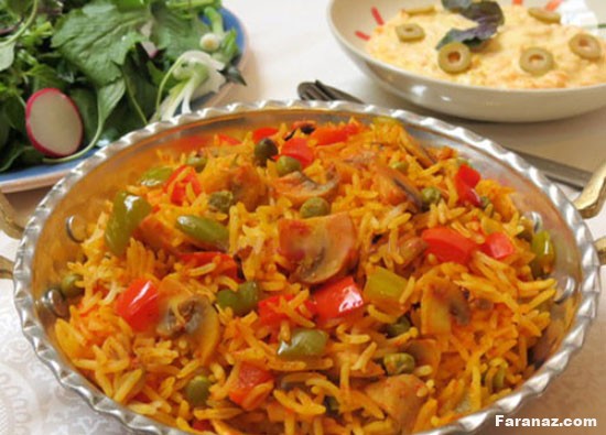 آموزش بریانی قارچ هندی + طرز تهیه بریانی قارچ هندی