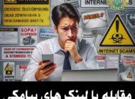 نحوه واکنش به ورود به لینک‌های کلاهبرداری