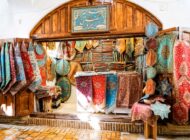 عکس دیزاین داخلی خانه با ترمه رنگی