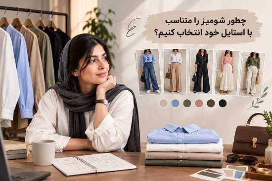 چطور شومیز را متناسب با استایل خود انتخاب کنیم؟ چطور شومیز را متناسب با استایل خود انتخاب کنیم؟